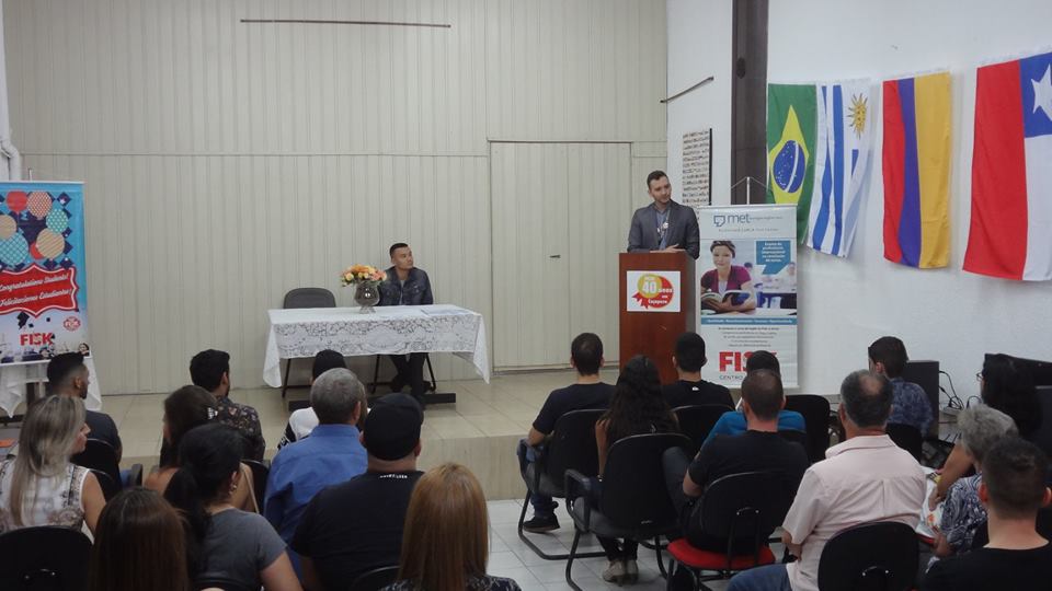 Caçapava/SP - Formatura dos alunos - Recebimento do Certificado Internacional MET