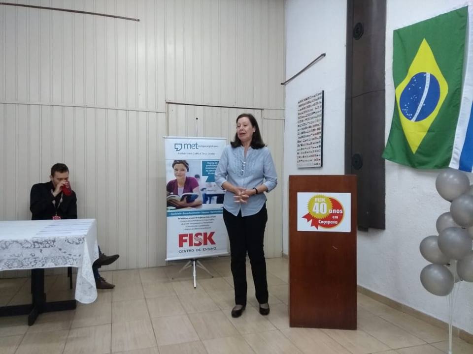 Fisk Caçapava/ SP - Entrega de certificados - maio 2018