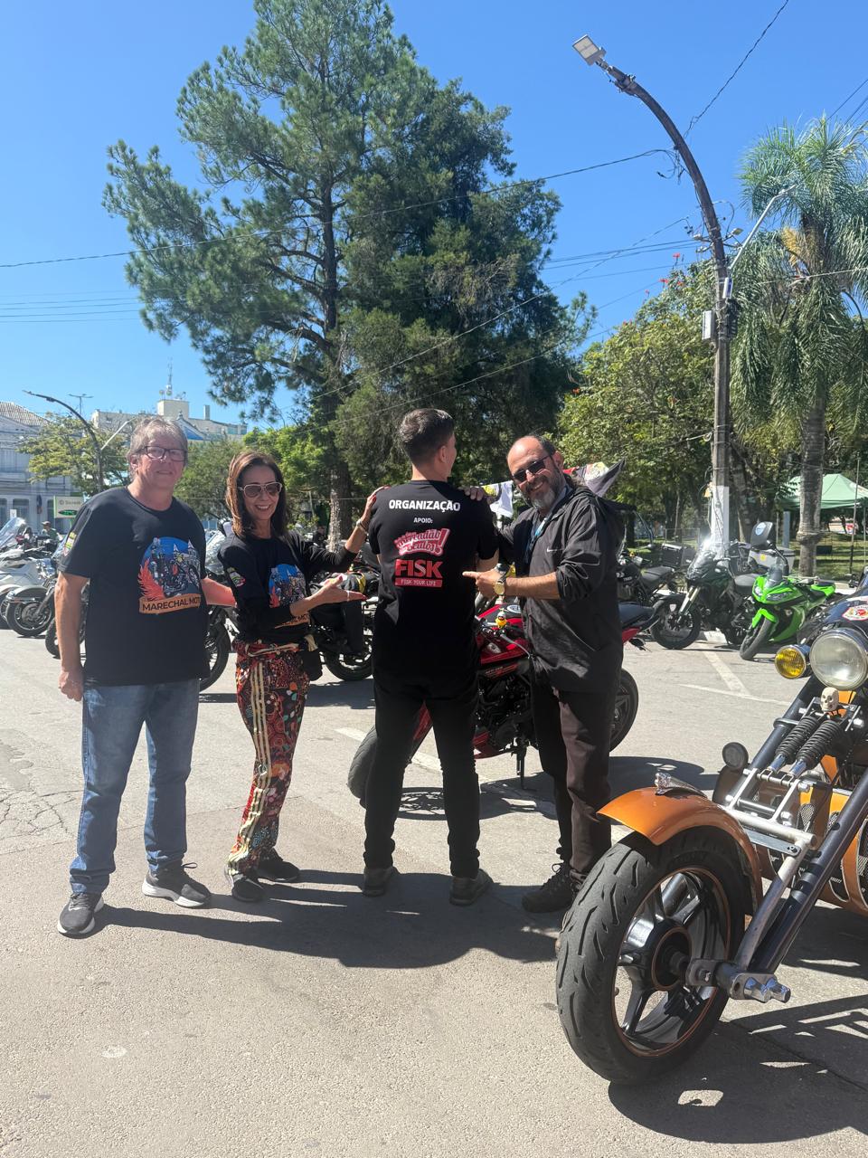 São Gabriel/RS - A Fisk marcou presença no XVI Marechal Moto em São Gabriel/RS