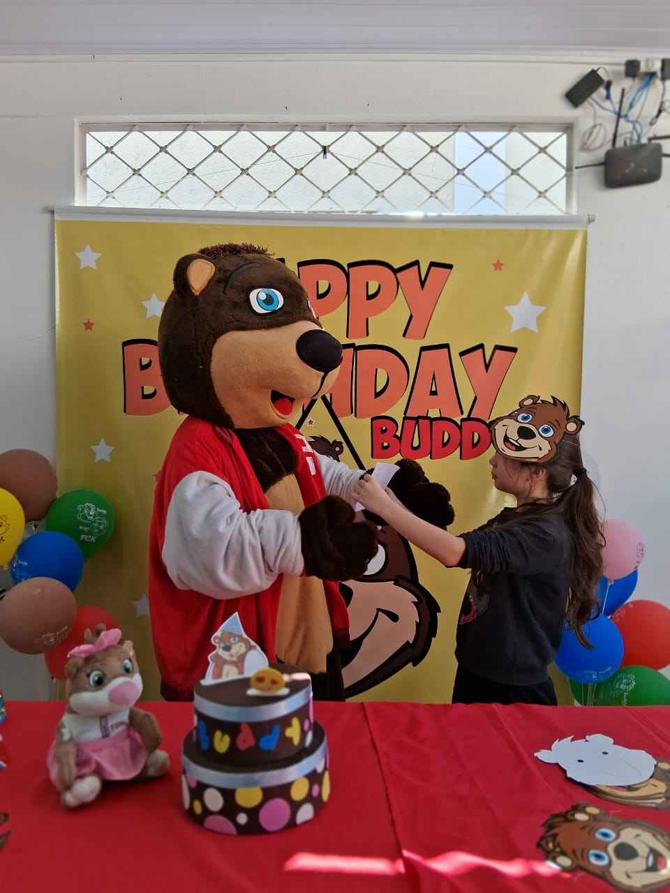 Fisk Taubaté/SP - Aniversário do Buddy, Mascote Fisk