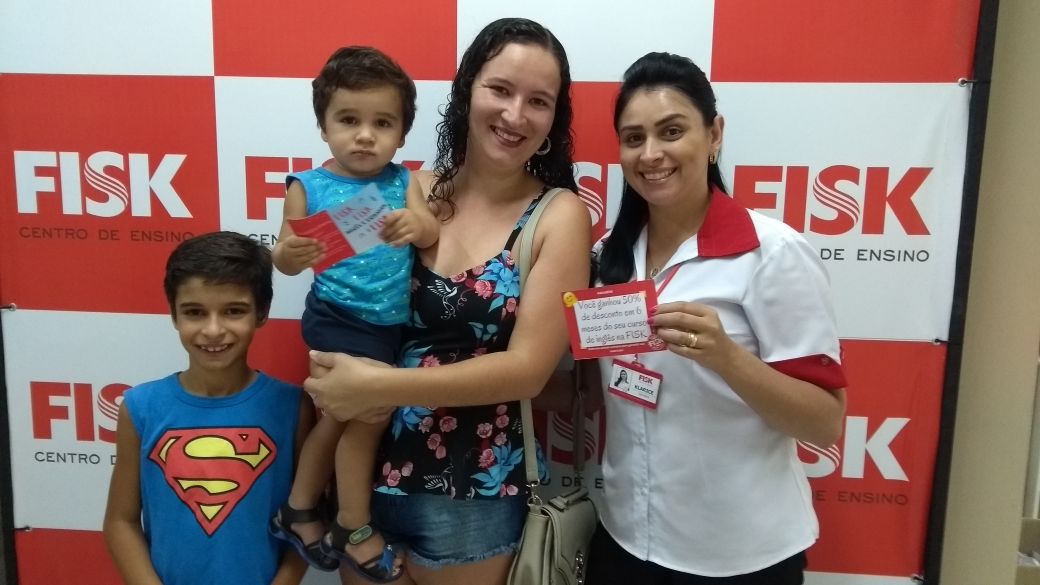 Fisk Caçapava e Taubaté/SP - Valentine's Day - sorteio